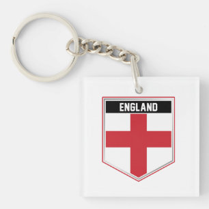 England Flaggen-Schild Schlüsselanhänger