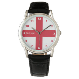 England-Flaggen-Uhr Armbanduhr