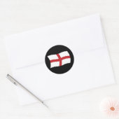 England-Flaggensticker Runder Aufkleber (Umschlag)