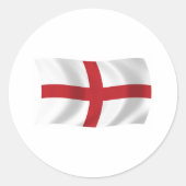 England-Flaggensticker Runder Aufkleber (Vorderseite)