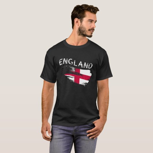England Football Fan English Futbol Squad Britain T-Shirt (Vorne ganz)
