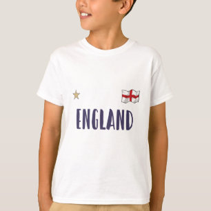 England Football Fan Shirt Englische Flagge