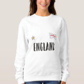 England Football Fan Shirt Englische Flagge (Vorderseite)