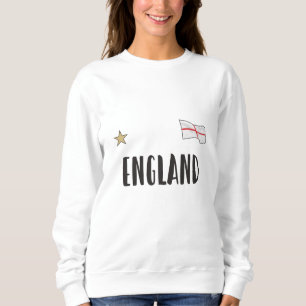 England Football Fan Shirt Englische Flagge