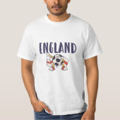 England Football Fan Shirt Englische Flagge (Vorderseite)