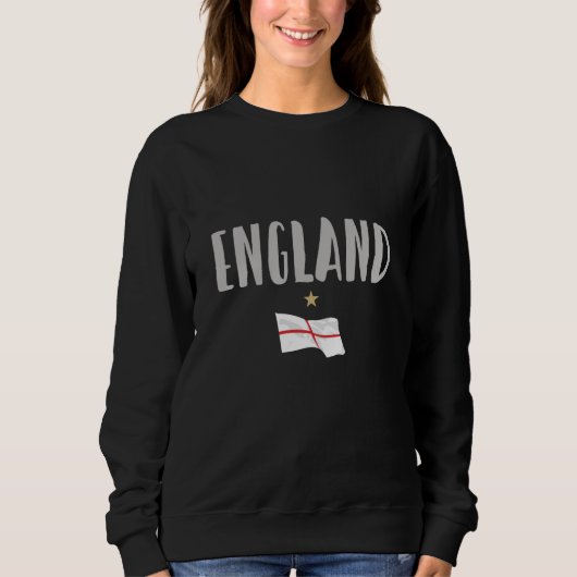 England Football Fan Shirt Englische Flagge (Vorderseite)