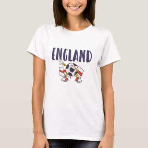 England Football Fan Shirt Englische Flagge