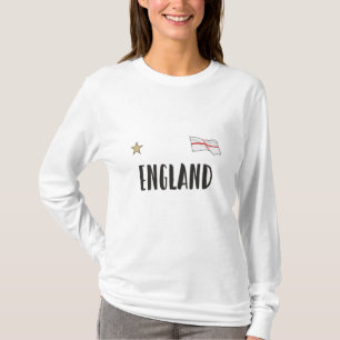 England Football Fan Shirt Englische Flagge