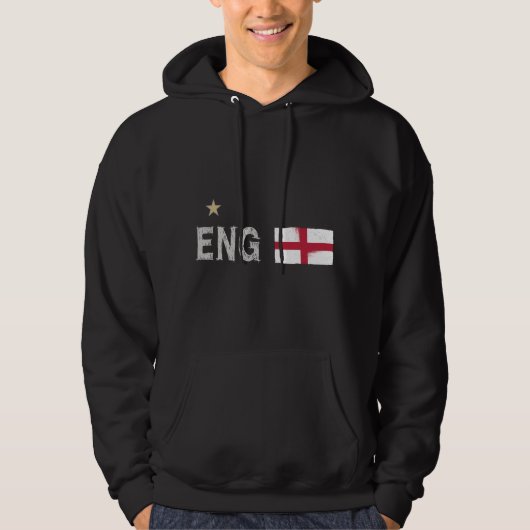 England Football Fan Shirt Englische Flagge (Vorderseite)