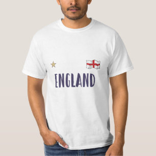 England Football Fan Shirt Englische Flagge