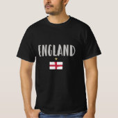 England Football Fan Shirt Englische Flagge (Vorderseite)