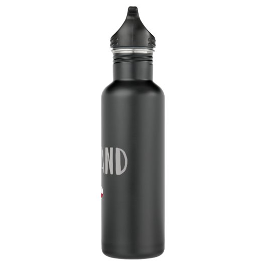 England Football Fan Shirt Englische Flagge Edelstahlflasche (Rechts)