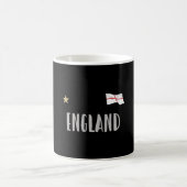 England Football Fan Shirt Englische Flagge Kaffeetasse (Mittel)