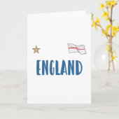 England Football Fan Shirt Englische Flagge Karte (Gelbe Blume)
