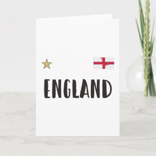 England Football Fan Shirt Englische Flagge Karte
