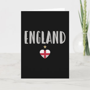 England Football Fan Shirt Englische Flagge Karte