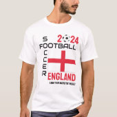 ENGLAND Football Individuelle Name 2024 JEDES JAHR T-Shirt (Vorderseite)