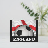 England Football Postkarte (Stehend Vorderseite)