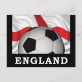 England Football Postkarte (Vorderseite)