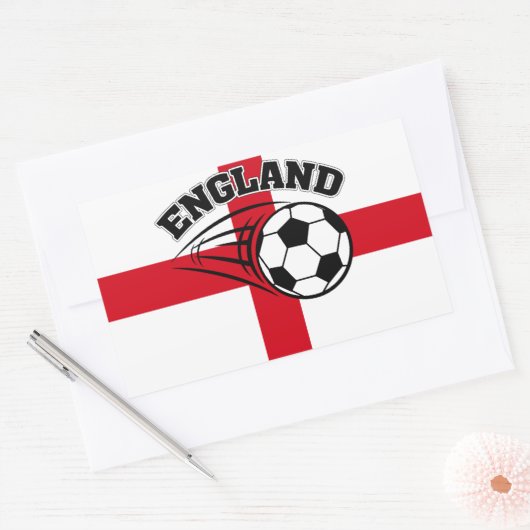 England Football Team Unterstützer Rechteckiger Aufkleber (Umschlag)