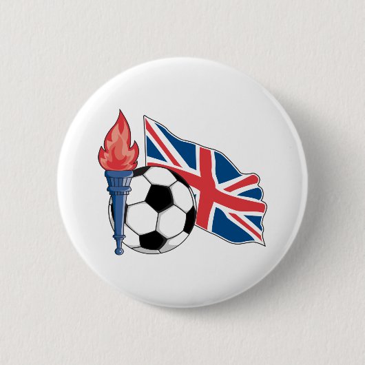 England-Fußball Button (Vorderseite)