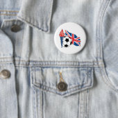 England-Fußball Button (Beispiel)