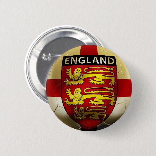 England-Fußball Button (Vorne & Hinten)