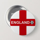 England-Fußball Button (Vorne & Hinten)