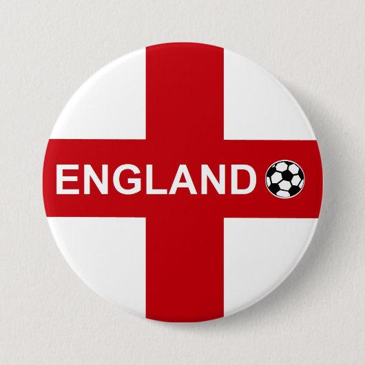 England-Fußball Button (Vorderseite)