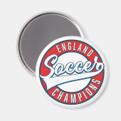 England Fußball Champions Logo Magnet (Vorderseite/Rückseite)