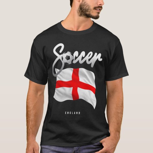 England Fußball - Englische Flagge T-Shirt (Vorderseite)