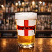 England Fußball Glas