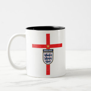 England Fußball Jersey 2020 Fußball-Team 2021 Zweifarbige Tasse