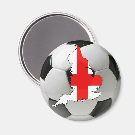 England Fußball Magnet (Vorderseite/Rückseite)