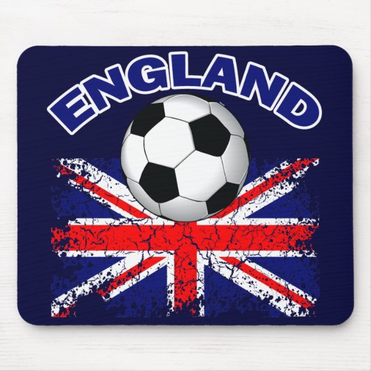 ENGLAND-FUSSBALL MOUSEPAD (Vorne)