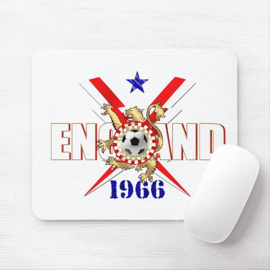 England-Fußball Mousepad 1966 (Mit Mouse)