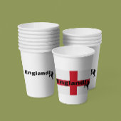England Fußball Pappbecher