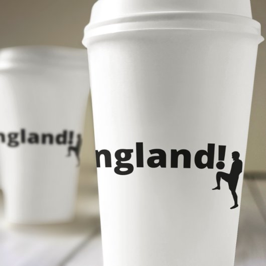 England Fußball Pappbecher