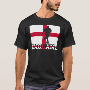 England Fußball-Spieler Proud Football Ball Englis T-Shirt