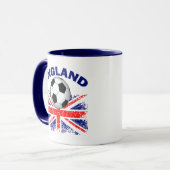 ENGLAND-FUSSBALL TASSE (Vorderseite Links)