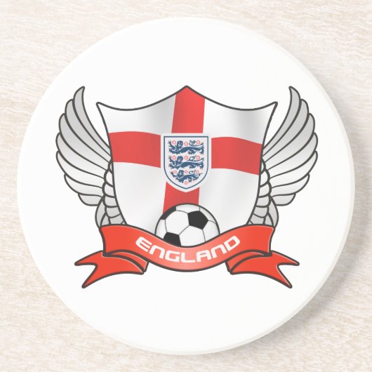 England Fußball-Untersetzer Sandstein Untersetzer (Vorne)