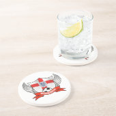 England Fußball-Untersetzer Sandstein Untersetzer (Seite)