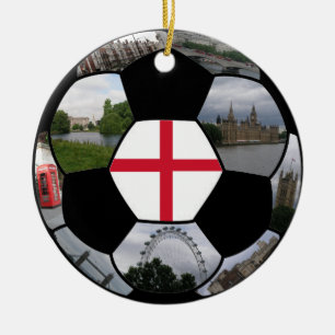 England-Fußball-Verzierung Keramikornament