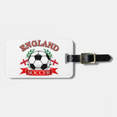 England-Fußballentwürfe Gepäckanhänger (Vorderseite horizontal)