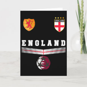 England Fußballfans Trikot englische Flagge Fußll  Karte