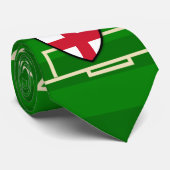 England-Fußballplatz-Fußball Krawatte (Gerollt)