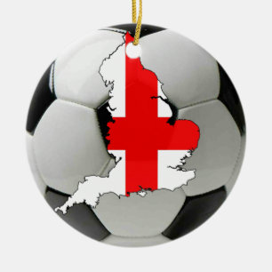England-Fußballverzierung Keramikornament