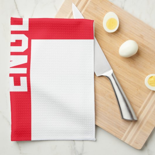 England Geschirrtuch (Viertel Falte)