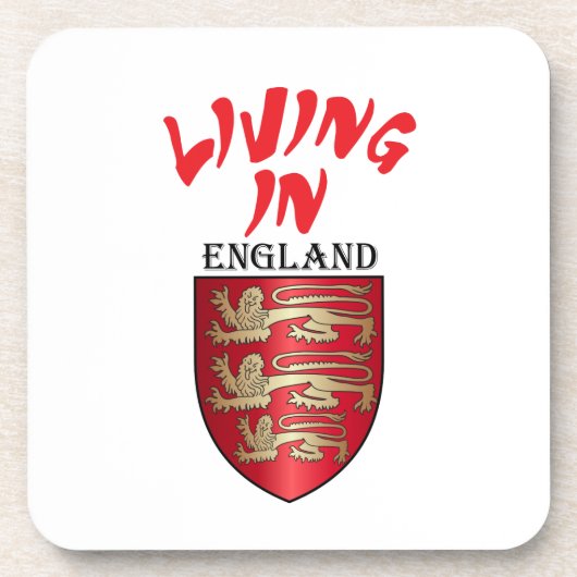 England Getränkeuntersetzer (Vorderseite)