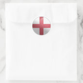 England Glossy Circle Flag Runder Aufkleber (Tasche)